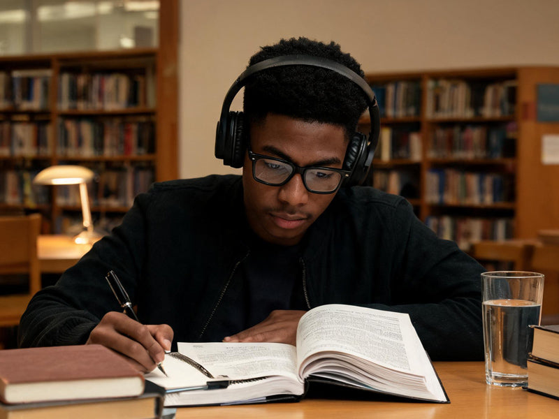 study and work focus music