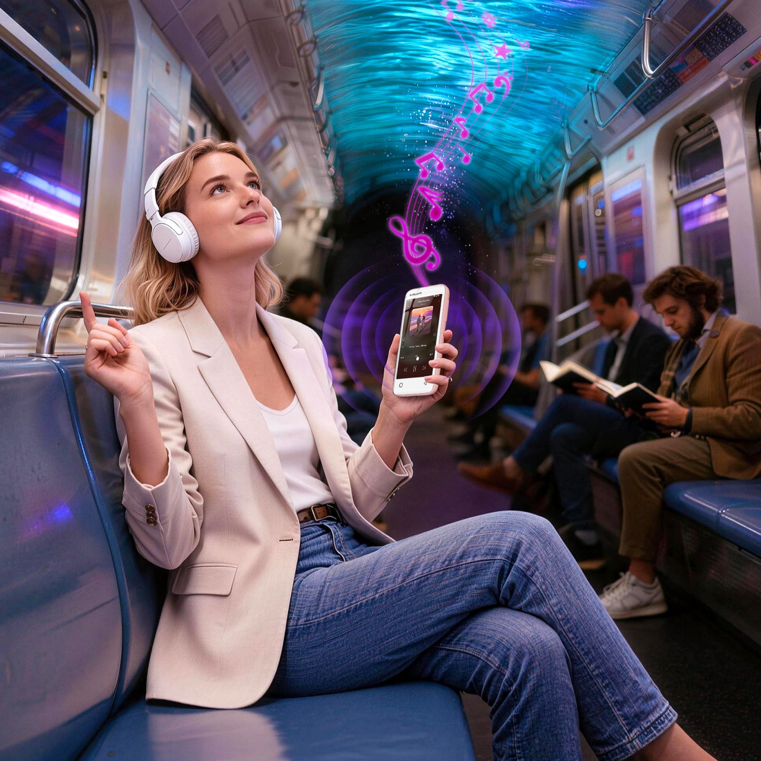 Portable MP3 music player suitable for commuting
