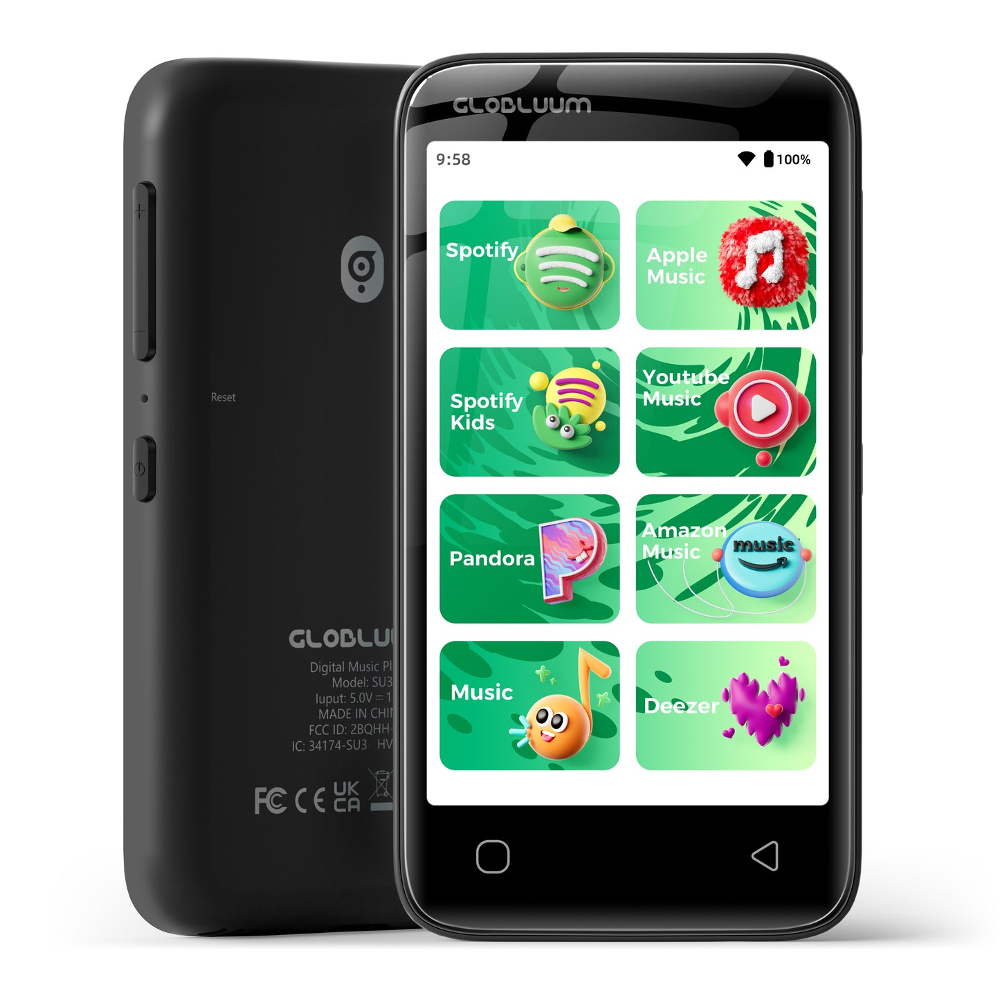 SU3- mp3 player  wifi reproductor mp3 kids music player media player