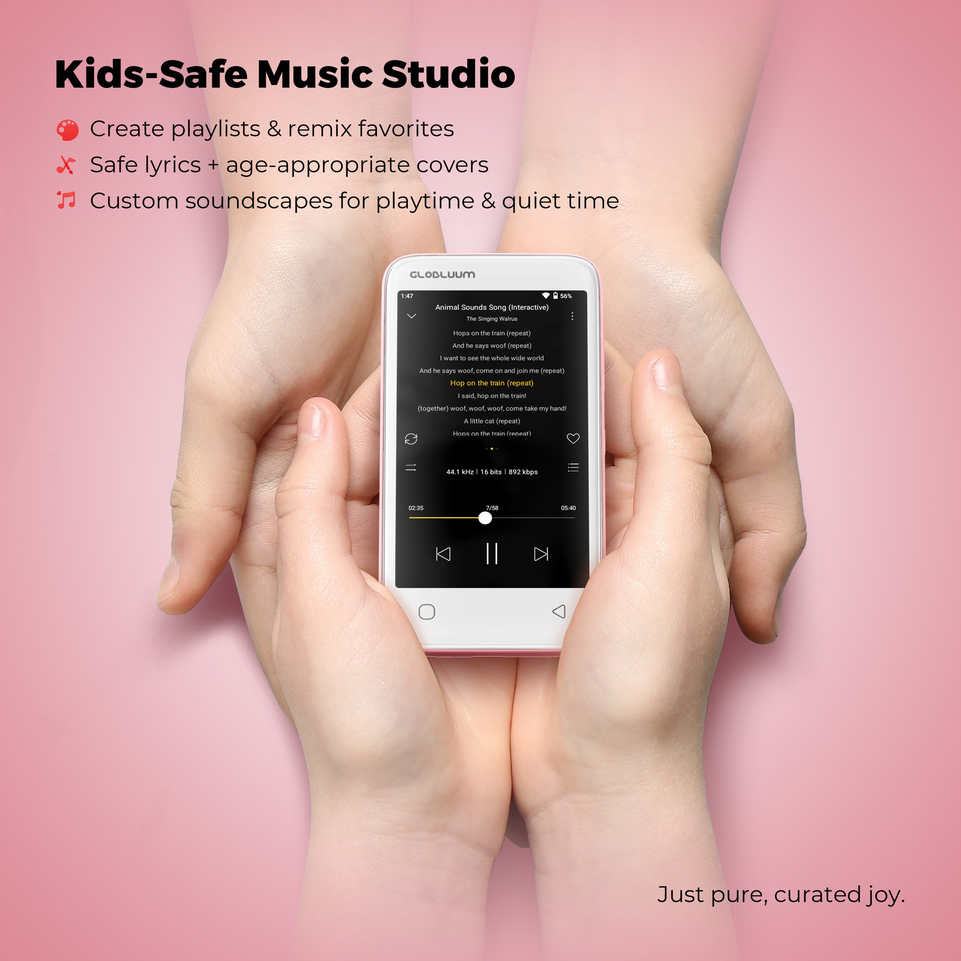 SU3-kids-safe-music-studio-player-with-playlist-creation-and-safe-lyrics
