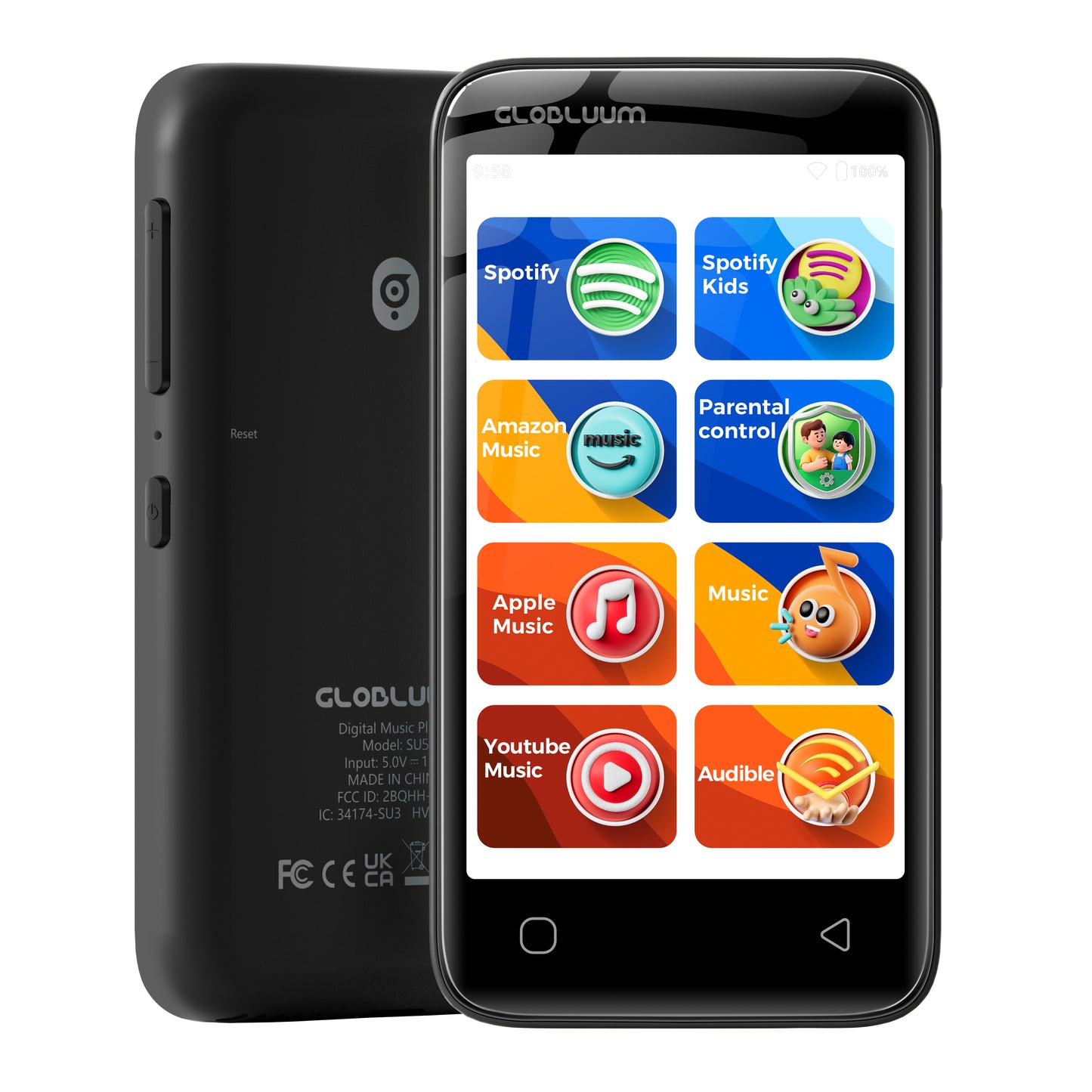 SU5-bluetooth-WiFi-mp4-music-player-spotify--audible-black-globluum