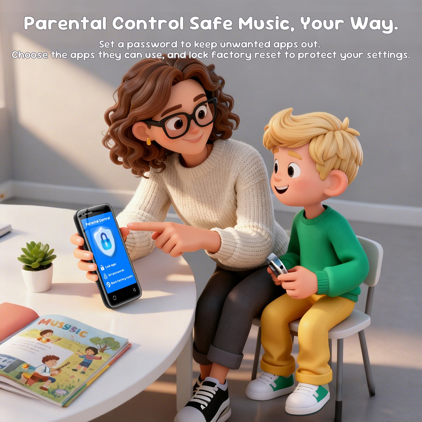 SU5-kids-music-player-with-parental-control-password-protection-and-app-usage-lock