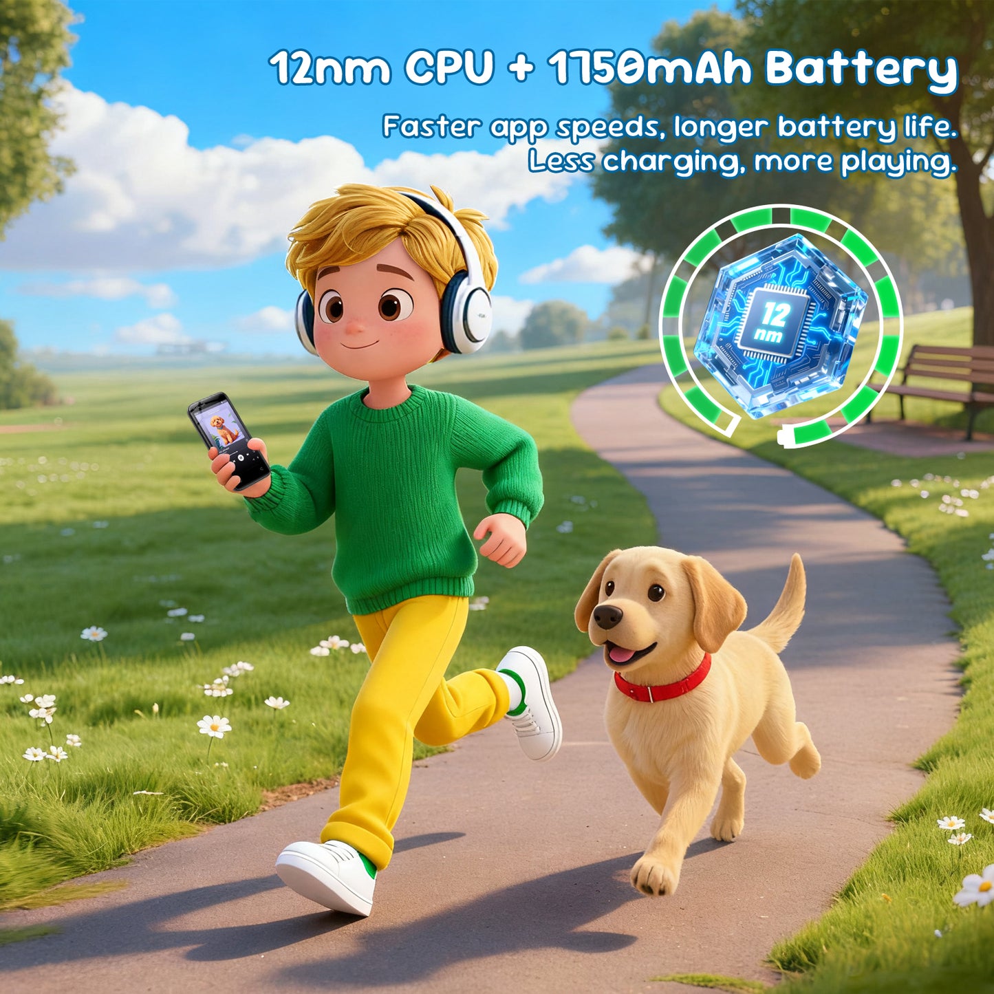 SU5-kids-portable-music-player-with-12nm-cpu-and-1750mah-long-lasting-battery