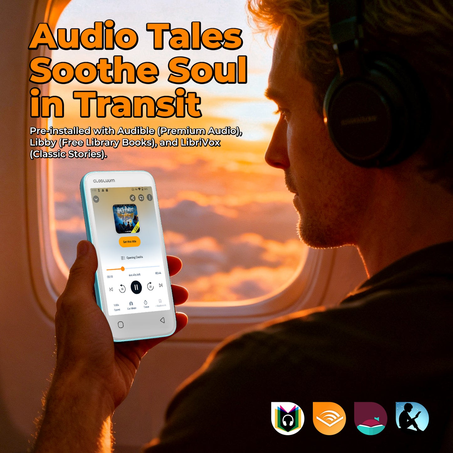SU7-portable-audiobook-player-preloaded-audible-libby-Kindle-librivox-for-travel