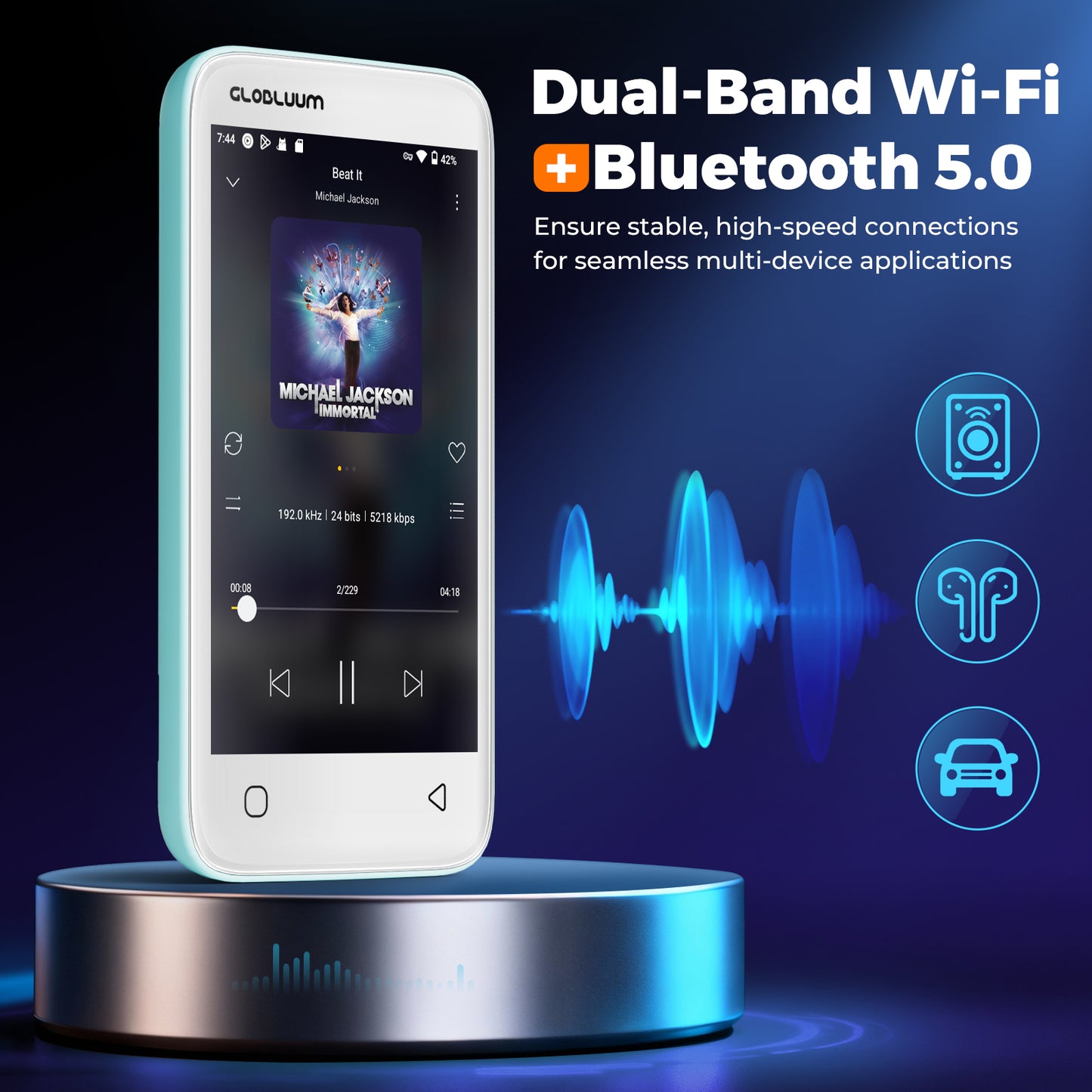 SU7-portable-mp3-player-with-dual-band-wifi-and-bluetooth-5-0-stable-connection
