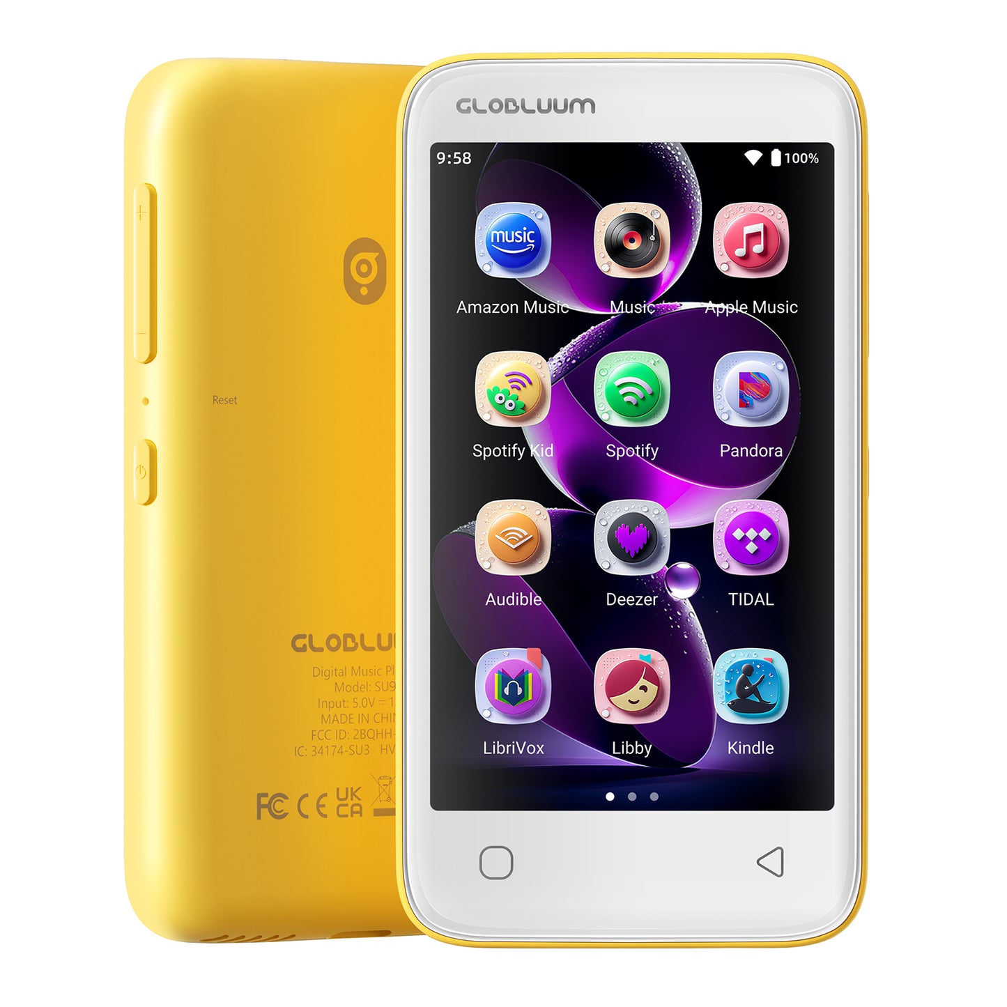SU9-mp3 walkman music player mp3 player with bluetooth and wifi globluum 