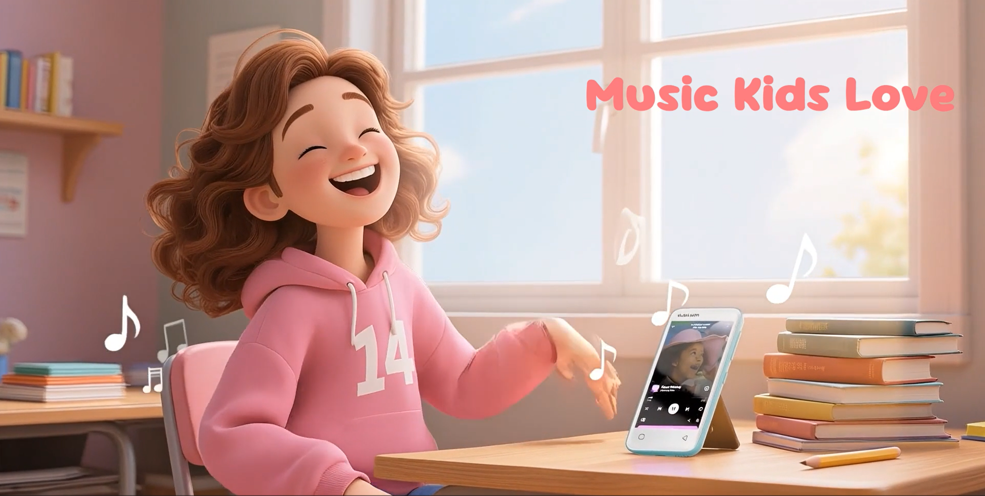 Load video: Safe music player for kids